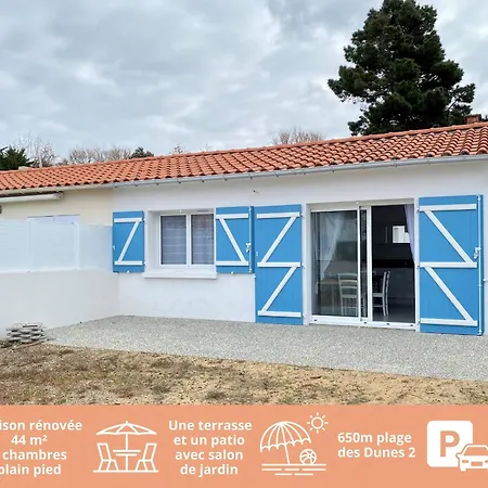 Maisonnette Renovee Proche Des Dunes, Patio Et Confort Moderne - Fr-1-231-282 Bretignolles-sur-Mer